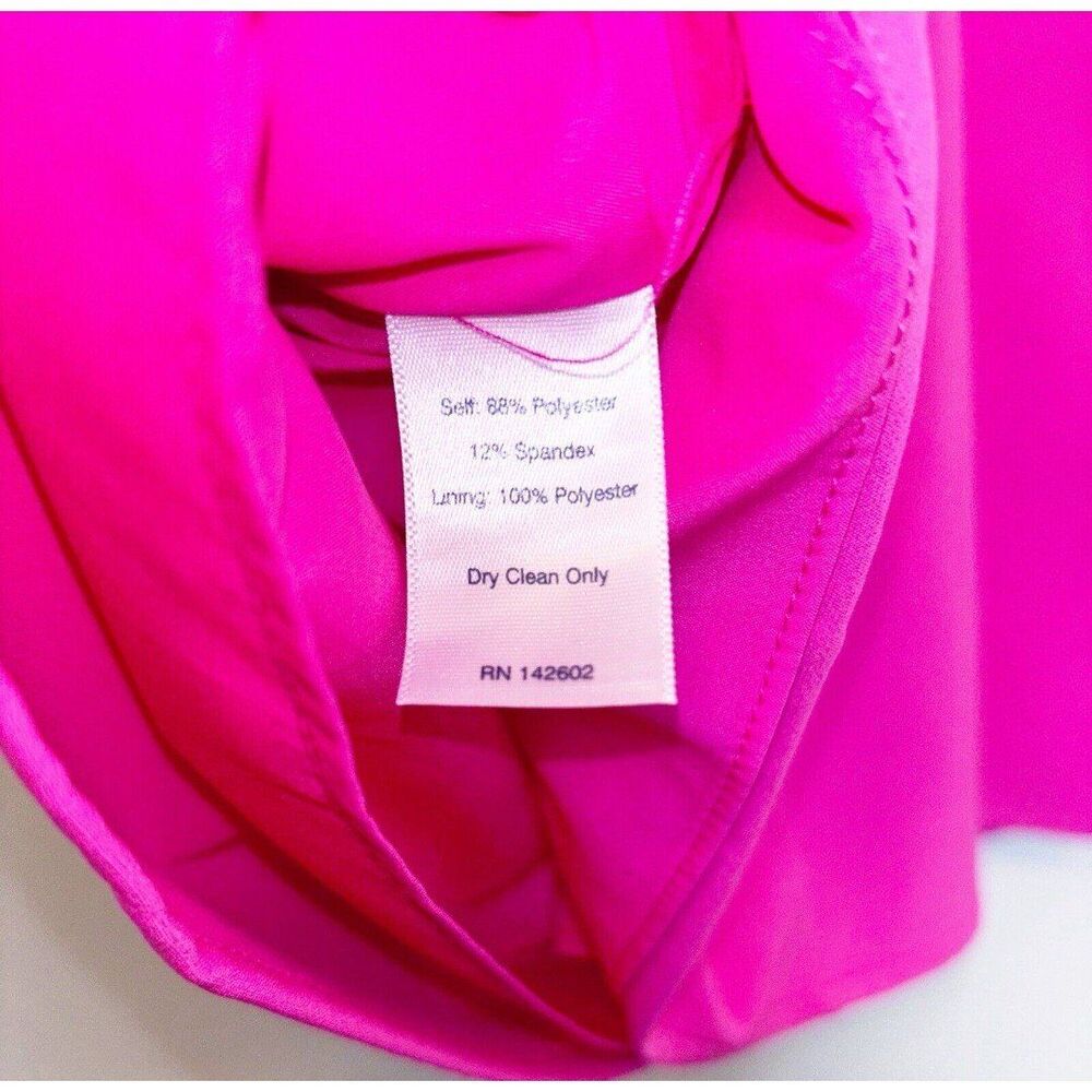 STS Sail to Sable Neon Pink Button Back Sleeveless Dress Size Medium - Picture 5 of 5